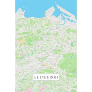 Map Edinburgh color