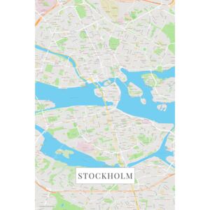 Map Stockholm color