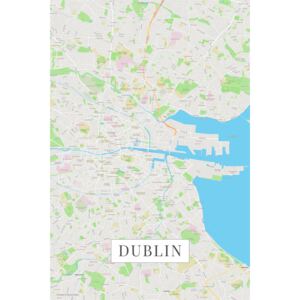 Map Dublin color