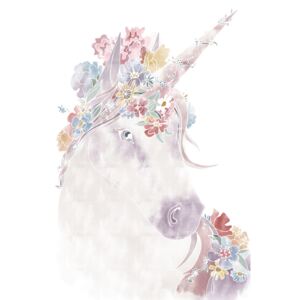 Illustration Unicorn Floral, 1x Studio II