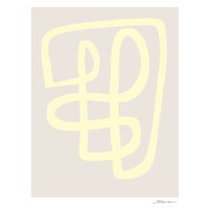 Illustration Abstract yellow line, Studio Mottos