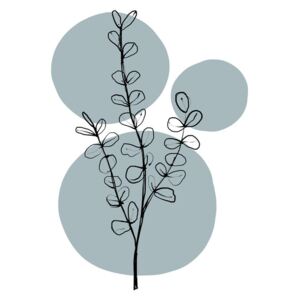Illustration Delicate Botanicals - Eucalyptus, The Artcircle