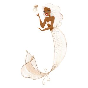 Illustration Mermaid - Champagne, The Artcircle