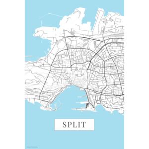 Map Split white