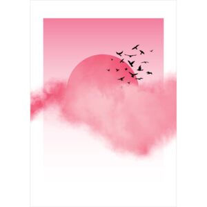 Illustration Pink Sunshine, Nordic Creators