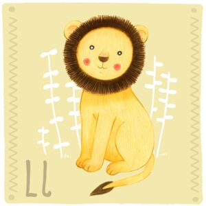 Illustration Alphabet - Lion, Judith Loske
