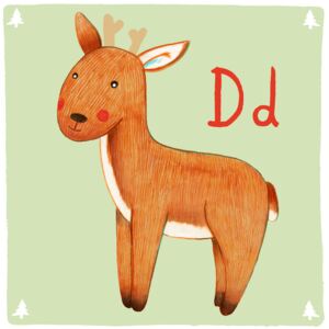 Illustration Alphabet - Deer, Judith Loske