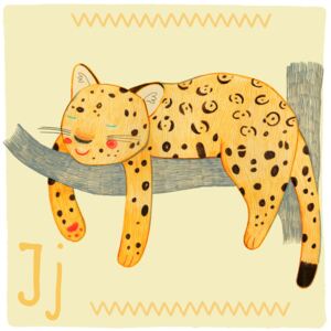 Illustration Alphabet - Jaguar, Judith Loske