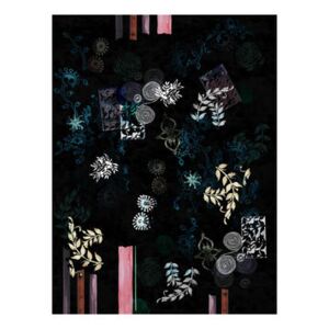 Le Temple Jais Rug - / 200 x 300 cm by Moooi Carpets Multicoloured/Black