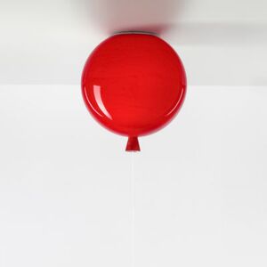 Memory Small Ceiling light - / Ø 25 cm - Glass by Brokis Red