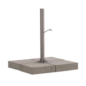 Inumbra Parasol base - In concrete for Inumbra umbrellas by Extremis Grey