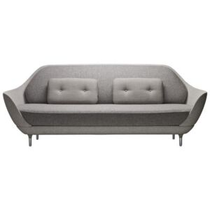 Favn Straight sofa - L 221 cm by Fritz Hansen Grey
