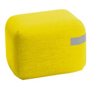 Season mini Pouf - / Casters - 50 x 50 cm by Viccarbe Yellow