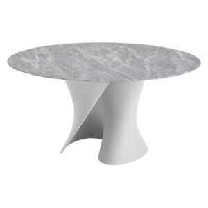 S Round table - Ø 140 cm / Marble top by MDF Italia Grey