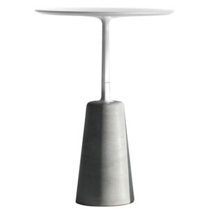 Rock High table by MDF Italia White/Grey