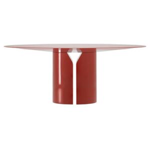 NVL Round table - / Ø 150 cm - By Jean Nouvel by MDF Italia Red/Orange
