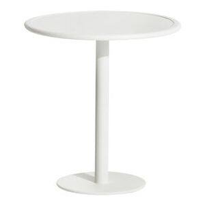 Week-End Round table - / Bistrot - Aluminium - Ø 70 cm by Petite Friture White