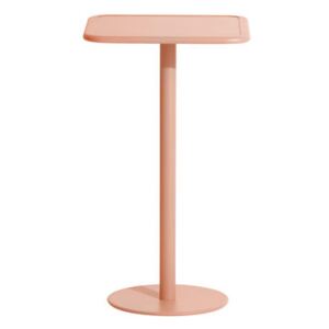 Week-End High table - / 60 x 60 cm x H 105 cm by Petite Friture Pink