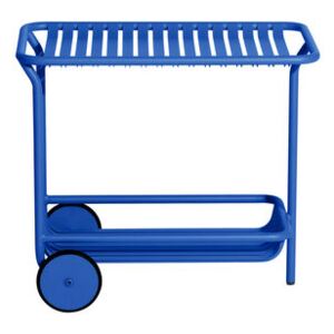 Week-End Dresser - / Aluminium - Casters by Petite Friture Blue