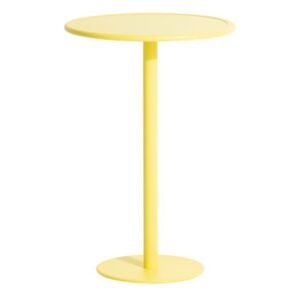 Week-End High table - / Ø 70 x H 105 cm by Petite Friture Yellow