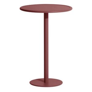 Week-End High table - / Ø 70 x H 105 cm by Petite Friture Red