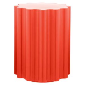 Colonna Stool - H 46 x Ø 34,5 cm - By Ettore Sottsass by Kartell Red