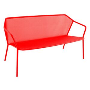 Darwin Straight sofa - Metal - L 140 cm by Emu Red