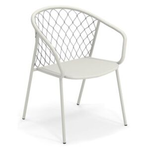 Nef Armchair - / Metal & polyester by Emu White