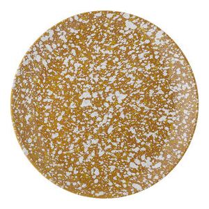 Carmel Dessert plate - / Ø 21 cm - Sandstone by Bloomingville Yellow/Brown