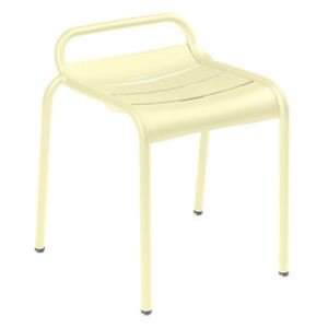 Luxembourg Stackable stool - / Aluminium by Fermob Yellow