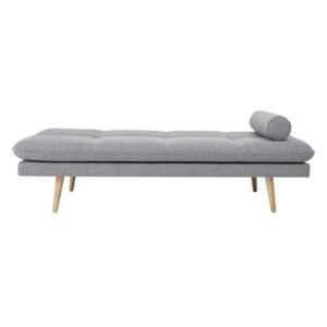 Asher Lounge chair - / Fabric & wood - 190 x 80 cm by Bloomingville Grey