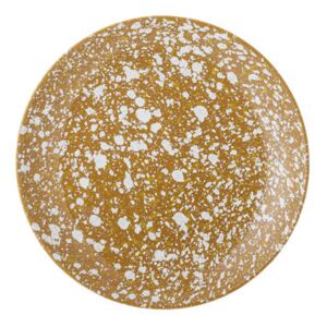 Carmel Plate - / Ø 26 cm - Sandstone by Bloomingville Yellow/Brown