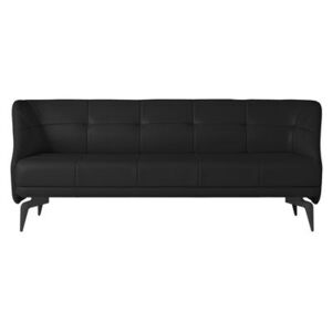 Leeon Straight sofa - 3 seats by Driade Black