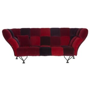 33 Cuscini Straight sofa by Driade Red