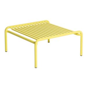 Week-end Coffee table - 69 x 60 cm / Aluminium by Petite Friture Yellow