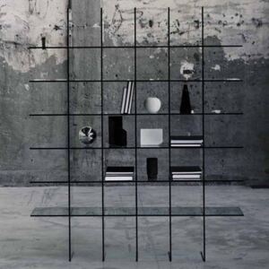 Glass Shelve Bookcase - 60 x 57 cm by Glas Italia Transparent