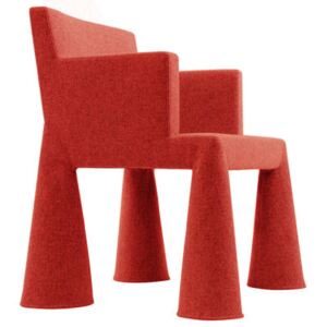 V.I.P. Chair Armchair on casters by Moooi Red