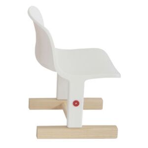 Little big Children's chair - / Adjustable height by Magis Collection Me Too White/Natural wood