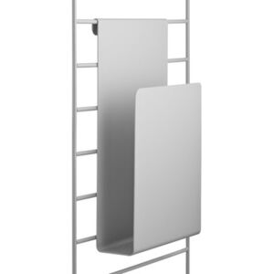 Magazine holder - for hanging / For String shelves by String Furniture Grey