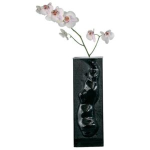 Angelo Vase - H 60 cm by Glas Italia Grey/Black/Silver