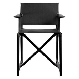 Stanley Folding armchair - By Philippe Starck - Fabric by Magis Black