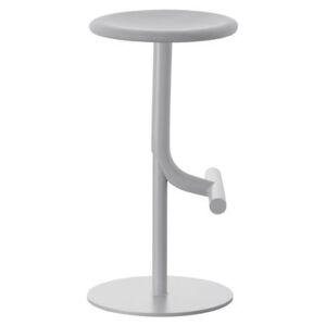 Tibu Adjustable bar stool - /Rotating - Fabric seat by Magis Grey