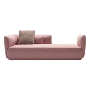 Cosy Paolina Straight sofa - / 3 seats - L 230 cm by MDF Italia Pink