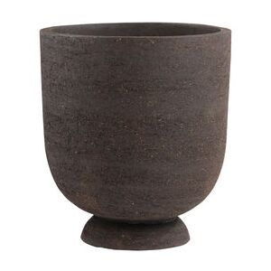 Terra Large Flowerpot - / Clay - Ø 50 x H 60 cm by AYTM Brown