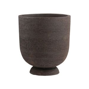Terra Small Flowerpot - / Clay - Ø 40 x H 45 cm by AYTM Brown