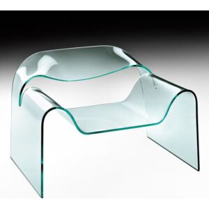 Ghost Low armchair by FIAM Transparent