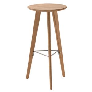 Ido Bar stool - Wood - H 72 cm by Zanotta Natural wood