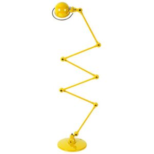 Loft Zigzag Floor lamp - 6 arms - H max 240 cm by Jieldé Yellow