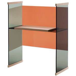 Diapositive Desk by Glas Italia Orange/Grey