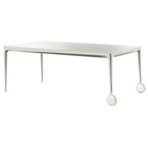 Big Will Rectangular table - 280 x 120 cm by Magis White/Metal